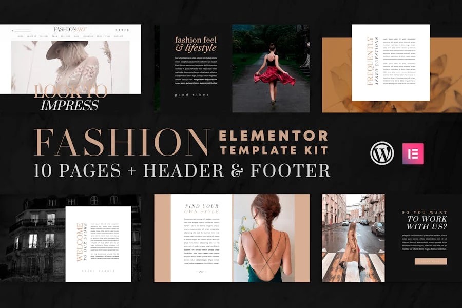 Arte de moda – Kit de plantillas Elementor de WooCommerce