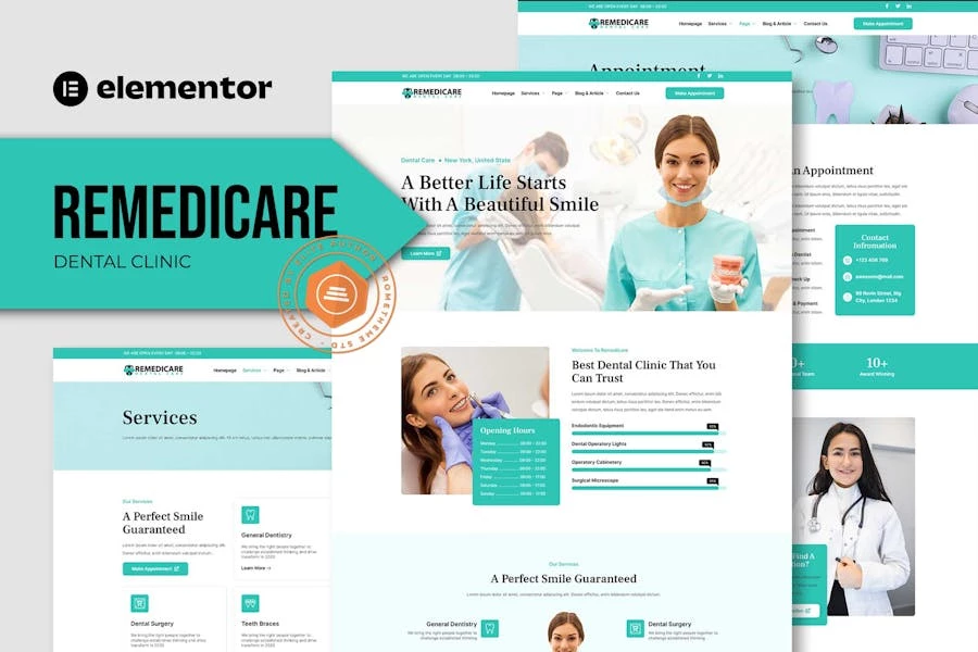 Remedicare – Template Kit para dentistas y clínicas dentales