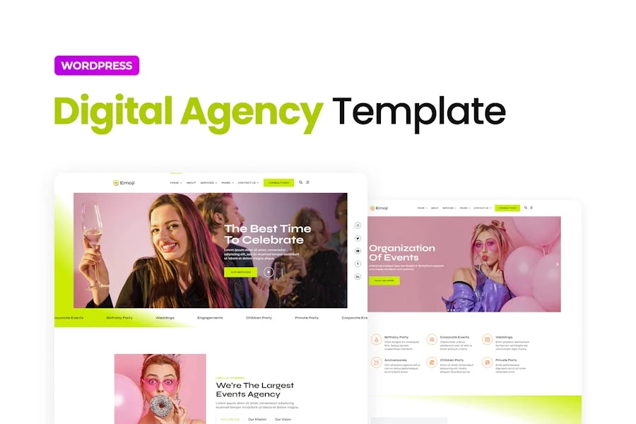 Emoji – Template Kit Elementor para Agencia