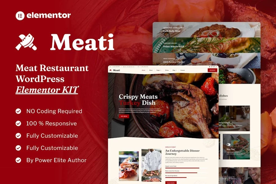 Lapar – Template Kit Elementor para restaurantes y cafeterías