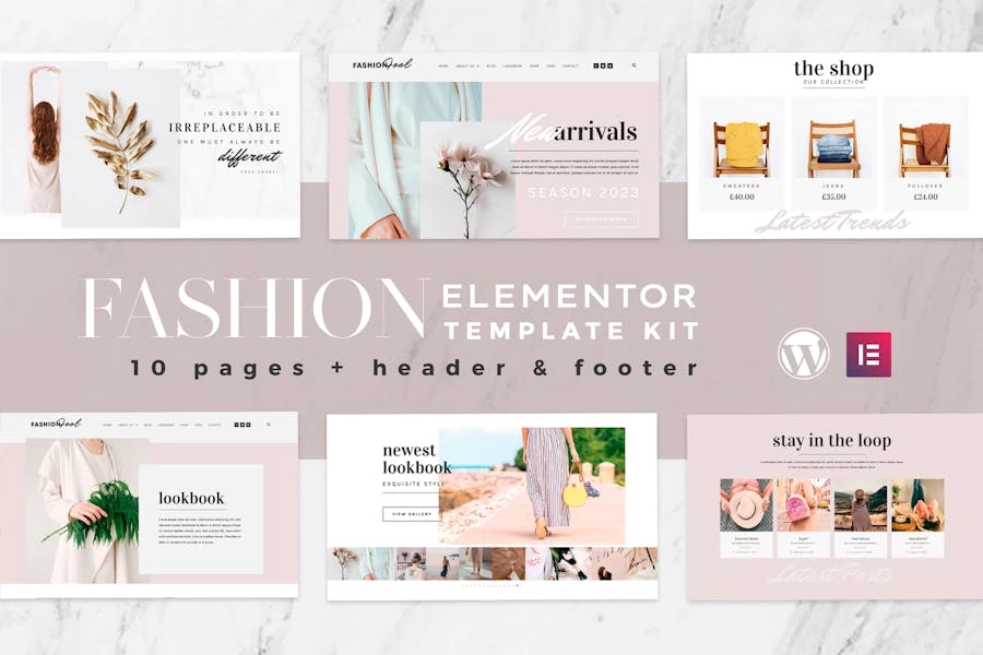 Fashion Feel – Kit de plantillas Elementor de WooCommerce