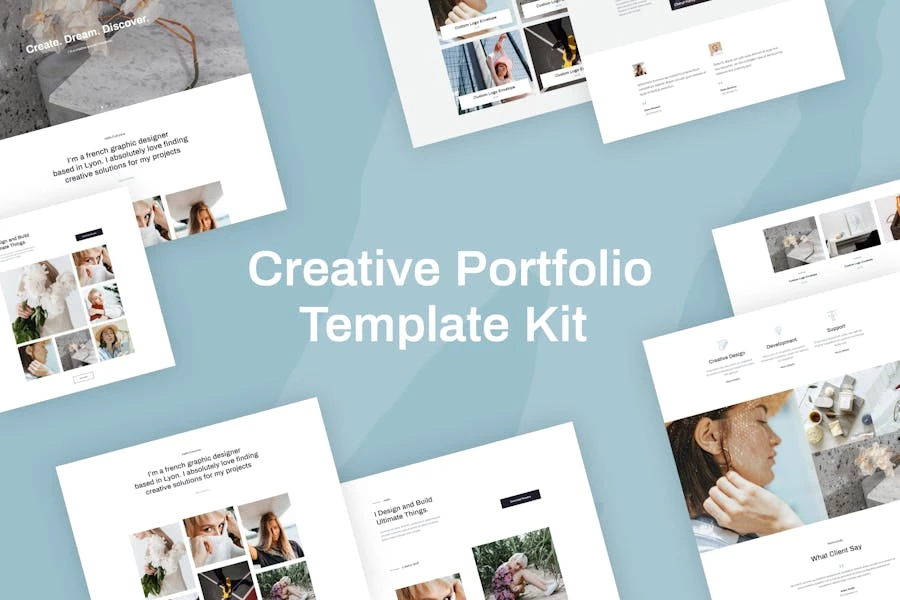 Quanzo – Kit de Plantillas para Porfolios Creativos